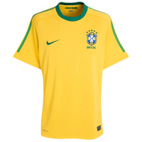 Nike Brazil Home Shirt 2010/12 with Zico 10 printing.