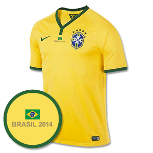 Nike Brazil Home Shirt 2014 2015 Inc Free Brazil 2014