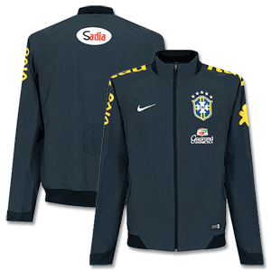 Nike Brazil Navy Sideline Select Woven Jacket 2014 2015