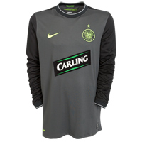 Nike Celtic Away Goalkeeper Shirt 09 with Sponsor.