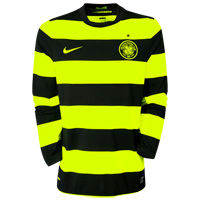 Nike Celtic Away Shirt 09 - Kids - Long Sleeved.