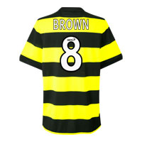 Nike Celtic Away Shirt 09 with Brown 8 printing -
