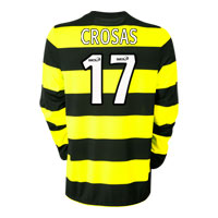 Nike Celtic Away Shirt 09 with Crosas 17 printing -