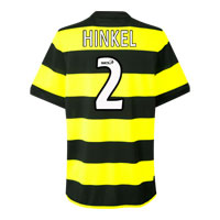 Nike Celtic Away Shirt 09 with Hinkel 2 printing -