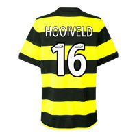 Nike Celtic Away Shirt 09 with Hooiveld 16 printing -
