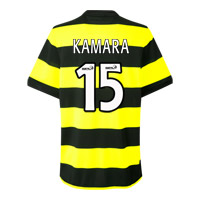 Nike Celtic Away Shirt 09 with Kamara 15 printing -