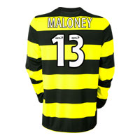 Nike Celtic Away Shirt 09 with Maloney 13 printing -