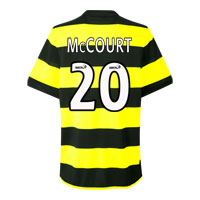 Nike Celtic Away Shirt 09 with McCourt 20 printing -