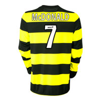 Nike Celtic Away Shirt 09 with McDonald 7 printing -