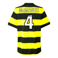 Nike Celtic Away Shirt 09 with McManus 4 printing -