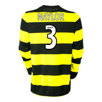 Nike Celtic Away Shirt 09 with Naylor 3 printing -