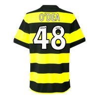 Nike Celtic Away Shirt 09 with ODea 48 printing