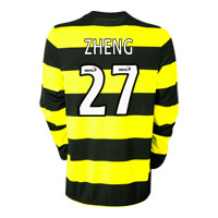 Nike Celtic Away Shirt 09 with Zheng 27 printing -