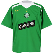 Celtic Away Shirt 2005/06 - Kids with Nakamura 25 printing.