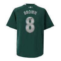 Nike Celtic Away Shirt 2007/08 with Brown 8 printing.