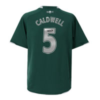 Nike Celtic Away Shirt 2007/08 with Caldwell 5