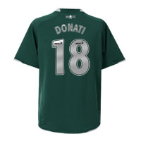 Nike Celtic Away Shirt 2007/08 with Donati 18 printing.