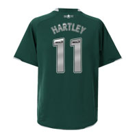 Nike Celtic Away Shirt 2007/08 with Hartley 11