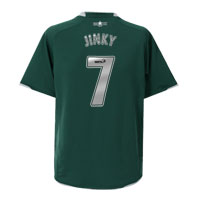 Nike Celtic Away Shirt 2007/08 with Jinky 7 printing.