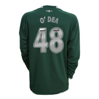 Nike Celtic Away Shirt 2007/08 with ODea 48 printing