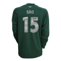 Nike Celtic Away Shirt 2007/08 with Sno 15 printing -