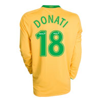 Nike Celtic Away Shirt 2008/09 with Donati 18