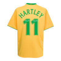 Nike Celtic Away Shirt 2008/09 with Hartley 11