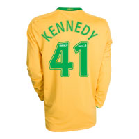 Celtic Away Shirt 2008/09 with Kennedy 41
