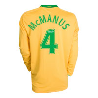 Nike Celtic Away Shirt 2008/09 with McManus 4