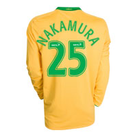 Celtic Away Shirt 2008/09 with Nakamura 25