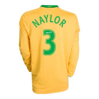 Nike Celtic Away Shirt 2008/09 with Naylor 3 printing