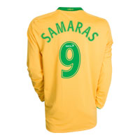 Nike Celtic Away Shirt 2008/09 with Samaras 9