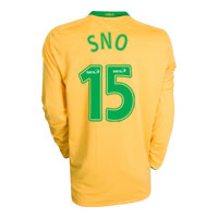 Nike Celtic Away Shirt 2008/09 with Sno 15 printing -