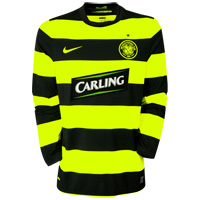 Nike Celtic Away Shirt Including Sponsor 2009 - Long