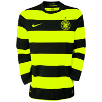 Nike Celtic Away Shirt without Sponsor 09 - Long