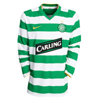 Nike Celtic Home Shirt 2008/10 - Long Sleeve.