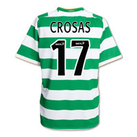 Nike Celtic Home Shirt 2008/10 with Crosas 17 printing.