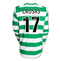 Nike Celtic Home Shirt 2008/10 with Crosas 17