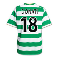 Nike Celtic Home Shirt 2008/10 with Donati 18 printing.