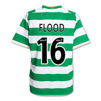 Nike Celtic Home Shirt 2008/10 with Flood 16 printing.