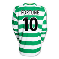 Nike Celtic Home Shirt 2008/10 with Fortune 10