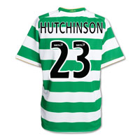 Nike Celtic Home Shirt 2008/10 with Hutchinson 23
