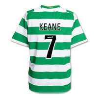Nike Celtic Home Shirt 2008/10 with Keane 7 printing.