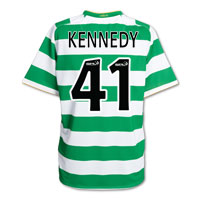 Nike Celtic Home Shirt 2008/10 with Kennedy 41
