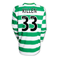 Nike Celtic Home Shirt 2008/10 with Killen 33
