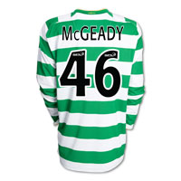 Nike Celtic Home Shirt 2008/10 with McGeady 46