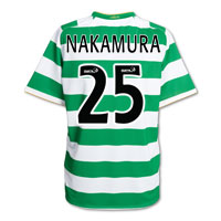 Celtic Home Shirt 2008/10 with Nakamura 25