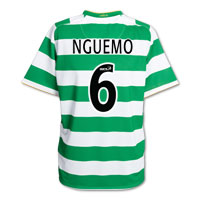 Nike Celtic Home Shirt 2008/10 with Nguemo 6 printing.
