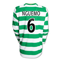 Nike Celtic Home Shirt 2008/10 with Nguemo 6 printing