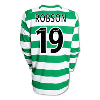 Nike Celtic Home Shirt 2008/10 with Robson 19